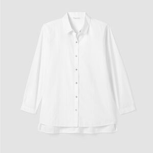 Eileen Fisher Organic Cotton Easy Jersey Shirt